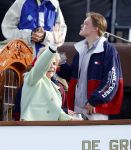 Amsterdam 21 augustus 2025
Prinses Beatrix op de groene Draeck tijdens de tweede dag van Sail . Aanwezig Prins Constantijn Prinses Laurentien Prinses Eloise en Prins Claus Cazimir