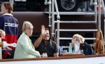 Amsterdam 21 augustus 2025
Prinses Beatrix op de groene Draeck tijdens de tweede dag van Sail . Aanwezig Prins Constantijn Prinses Laurentien Prinses Eloise en Prins Claus Cazimir