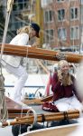 Amsterdam 21 augustus 2025
Prinses Beatrix op de groene Draeck tijdens de tweede dag van Sail . Aanwezig oa Prinses Mabel met dochters Luana en Zaria . Ook aanwezig prins Cazimir en prinses Carolina de Bourbon de Parma met haar kinderen Alaia en Xavier .
Ook de moeder van Prinses Mabel was aanwezig .
