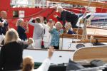 Amsterdam 21 augustus 2025
Prinses Beatrix op de groene Draeck tijdens de tweede dag van Sail . Aanwezig oa Prinses Mabel met dochters Luana en Zaria . Ook aanwezig prins Cazimir en prinses Carolina de Bourbon de Parma met haar kinderen Alaia en Xavier .
Ook de moeder van Prinses Mabel was aanwezig .