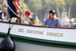 Amsterdam 20 augustus 2025
Koning Willem Alexander Prinses Mabel en (prinses Luana ) Gravin Luana op de groene Draeck tijdens de eerste dag van Sail Amsterdam . Er vaart ongelofelijk veel beveiliging Politie in boten op jet skis en een speciaal beveiligingsteam van de Marechaussee BSB ( Brigade Speciale Beveiligingsopdrachten ) mee met de groene Draeck
