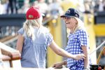 Amsterdam 20 augustus 2025
Koning Willem Alexander Prinses Mabel en (prinses Luana ) Gravin Luana op de groene Draeck tijdens de eerste dag van Sail Amsterdam . Er vaart ongelofelijk veel beveiliging Politie in boten op jet skis en een speciaal beveiligingsteam van de Marechaussee BSB ( Brigade Speciale Beveiligingsopdrachten ) mee met de groene Draeck