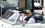Abcoude 8 augustus 2025
Richard Kemper en zijn vrouw samen in hun MG Cabrio van 1975