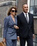 Amsterdam 7 augustus 2025
Herdenkingsdienst Derk Sauer in de westerkerk . Ruud Gullit met zijn vriendin Karin de Rooij