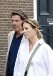 Amsterdam 7 augustus 2025
Herdenkingsdienst Derk Sauer in de westerkerk . Twan Huys met partner Cheryl Franks