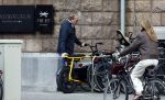 Amsterdam 5 augustus 2025
Wim Beelen op zijn Fatbike bij het conservatorium Hotel