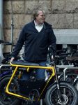 Amsterdam 5 augustus 2025
Wim Beelen op zijn Fatbike bij het conservatorium Hotel