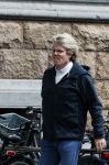 Amsterdam 5 augustus 2025
Wim Beelen op zijn Fatbike bij het conservatorium Hotel