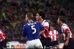 Eindhoven 29 September 1999
Arthur Numan en Ruud van Nistelrooy in aktie tijden PSV-Glasgow Rangers 0-1