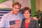 Hilversum 29 September 1999
Catherine Keyl in de studio.
met Edwin Smulders.