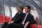 Eindhoven 21 September 1999
PSV-Valencia voorronde Champions League 1999/2000,
Eindstand 1-1
Ernie Brandts en Erik Gerets