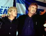 Guus Hiddink met vrouw Ini