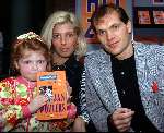 Jan Wouters met vrouw en dochtertje