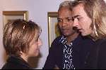 Amsterdam 26 September 1999
Opening Expositie van Theo Zantman en Sylvia de Leur bij Galerie DONKERSLOOT
Sabine Koning met haar vriend.