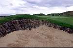 Maandag 13 September 1999
The European Golfclub
Golfen Ierland
At Brittas Bay in Wicklow 
Potbunkers met houten bielzen