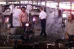 16 September 1999
Bezoek aan de WATERFORD CHRYSTAL
Kilbarry Waterford, Ireland
Glasblazer