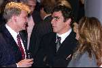 Amsterdam 17 September 1999
Uitreiking boek over 100 jaar Top-sport met o.a. Prins Willem Alexander hier in gesprek met Wim v Hanegem en vrouw