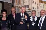 Rotterdam 7 septmber 2000
Uitreiking van de Gouden Mossel.
Andre v Duin, Leontien v Moorsel en Corrie v Gorp.
Joop Zijlaard en Paul Nouwen