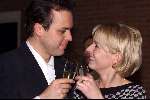 Rotterdam 29 december 1999
Frans Bauer viert zijn 26e verjaardag na het laatste optreden in deze eeuw.
Frans met zijn vriendin Mariska