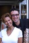 Utrecht 11 september 2000
Feest van Tineke Schouten. 20 jaar artiest .
Peter Douglas met vrouw