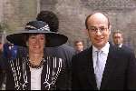 Den Haag 18 september 2001
Prinsjesdag 2001
minister Gijs de Vries met vrouw