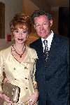 Amsterdam 15 september 2001
Modeshow Mart Visser in het Hilton.
Marijke Helwegen met man