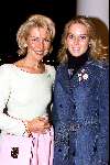 Amsterdam 15 september 2001
Modeshow Mart Visser in het Hilton.
Marjon Lambriks met dochter