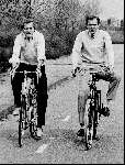 Rene v d Kerkhof samen met zijn broer Willy v d Kerkhof
Geldrop 22 April 1984