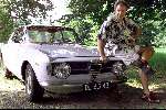Bussum 22 augustus 2001
Rob Fruithof met zijn oude Alfa Romeo