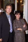 Amsterdam 10 september 2001
Modeshow van Frans Molenaar in het Amstel Hotel.
Robert ten Brink met vrouw