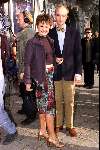 Amsterdam 23 september 2001
Premiere de Titanic in Carre
Vera Mann met een vriend