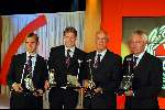 Veldhoven 4 september 2002
VVCS Voetbalgala in Koningshof
Thomas Buffe Edwin Zoetebier, Jorien vd Herik en Bert v Marwijk