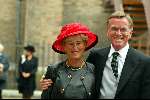 Den Haag 17 september 2002
Prinsjesdag 2002
Eduard Bomhoff met vrouw