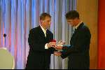Veldhoven 4 september 2002
VVCS Voetbalgala in Koningshof
Johnny Bosman en Erwin koeman
