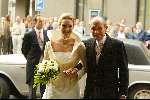 Den Bosch21 september 2002
Frank Houben  trouwen dochter Emily