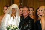 Amsterdam 9 september 2002
Modewshow Frans Molenaar in het Amstel Hotel
Frans Molenaar  Denise Boekhoff