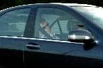 Vinkeveen 9 September 2002
Gerard Joling slapend in auto
