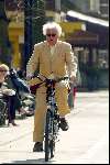 Amsterdam 2 april 2002
Henk Spaan op de fiets