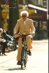 Amsterdam 2 april 2002
Henk Spaan op de fiets