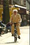 Amsterdam 2 april 2002
Henk Spaan op de fiets