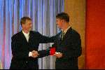 Veldhoven 4 september 2002
VVCS Voetbalgala in Koningshof
Johnny Bosman en Erwin koeman