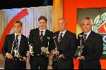 Veldhoven 4 september 2002
VVCS Voetbalgala in Koningshof
Thomas Buffe Edwin Zoetebier, Jorien vd Herrik en Bert v Marwijk