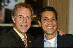 Amsterdam 9 september 2002
Modewshow Frans Molenaar in het Amstel Hotel
Jos Brink en Frank Sanders