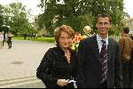 Veldhoven 4 september 2002
VVCS Voetbalgala in Koningshof
Kees v Wonderen met vrouw