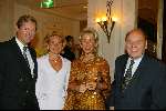 Amsterdam 9 september 2002
Modewshow Frans Molenaar in het Amstel Hotel
Marjon Lambriks met man