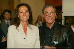 Amsterdam 9 september 2002
Modewshow Frans Molenaar in het Amstel Hotel
Frans Molenaar en Rosalie Delon