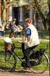 Amsterdam 3 april 2002
Theo v Gogh op de fiets