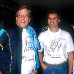 Ad Visser samen met Jan v Veen
1990