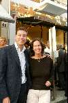 Amsterdam 4 september 2003
Opening winkel canali op pc hooftstraat
Annemarie v Gaal met mike Belafante
