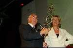 Amsterdam 16 september 2003
Feest 80e verjaardag Appie Baantjer in hotel Krasnapolsky
Irene Moors